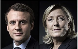 法國大選第一輪，政壇新人和邊緣黨派領袖戰勝了兩大傳統政黨，將在5月7日爭奪總統寶座。 ( JOEL SAGET,ERIC FEFERBERG/AFP/Getty Images)