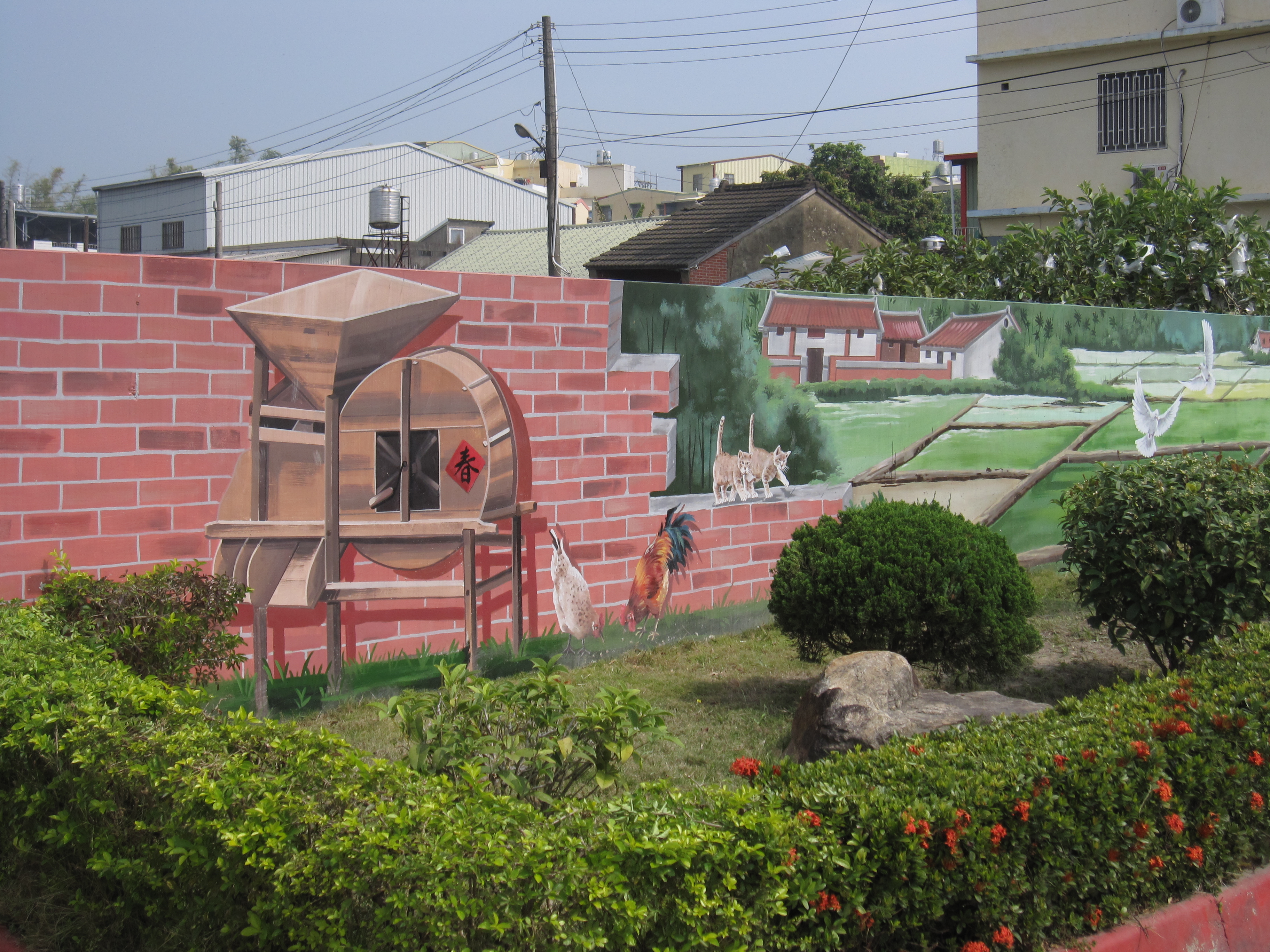 像這樣的小型公園在南督攝去共有6個。(張庭卉/大紀元)
