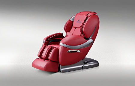 灣區按摩椅新寵Kawaii HG1710，熱情紅款式。（Kawaii矽谷按摩椅專賣店提供）
