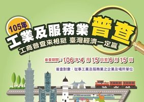 新竹市工業及服務業普查 4月15日起跑