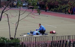 華埠羅斯福公園內 一男子意外死亡