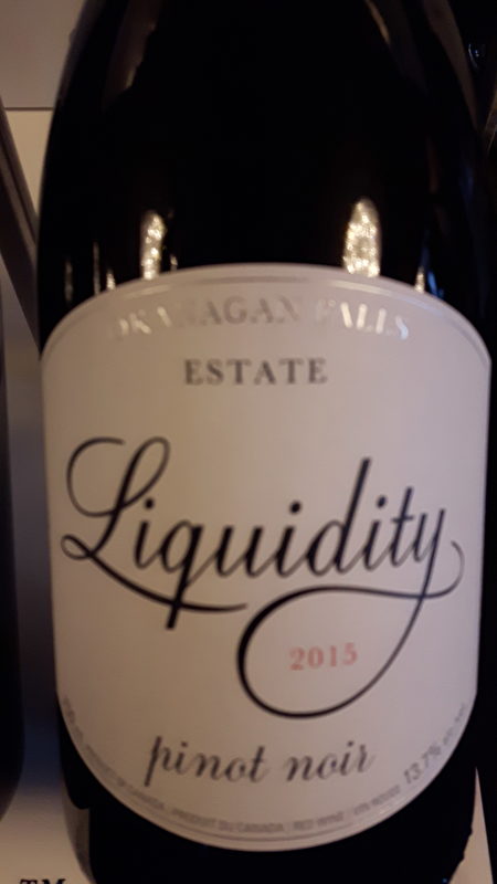 酒目：Liquidity Pinot Noir 2015。大约价格 $26.00 （阮公子提供）