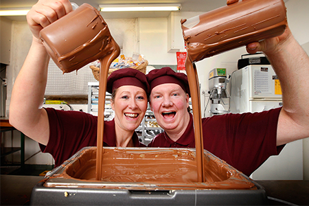 比利時白麗人巧克力,採用傳統歐式做法帶來純正手工巧克力。（The Chocolate Mill提供）