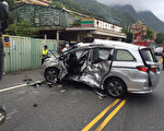 滨海公路砂石车撞休旅车  6人轻重伤