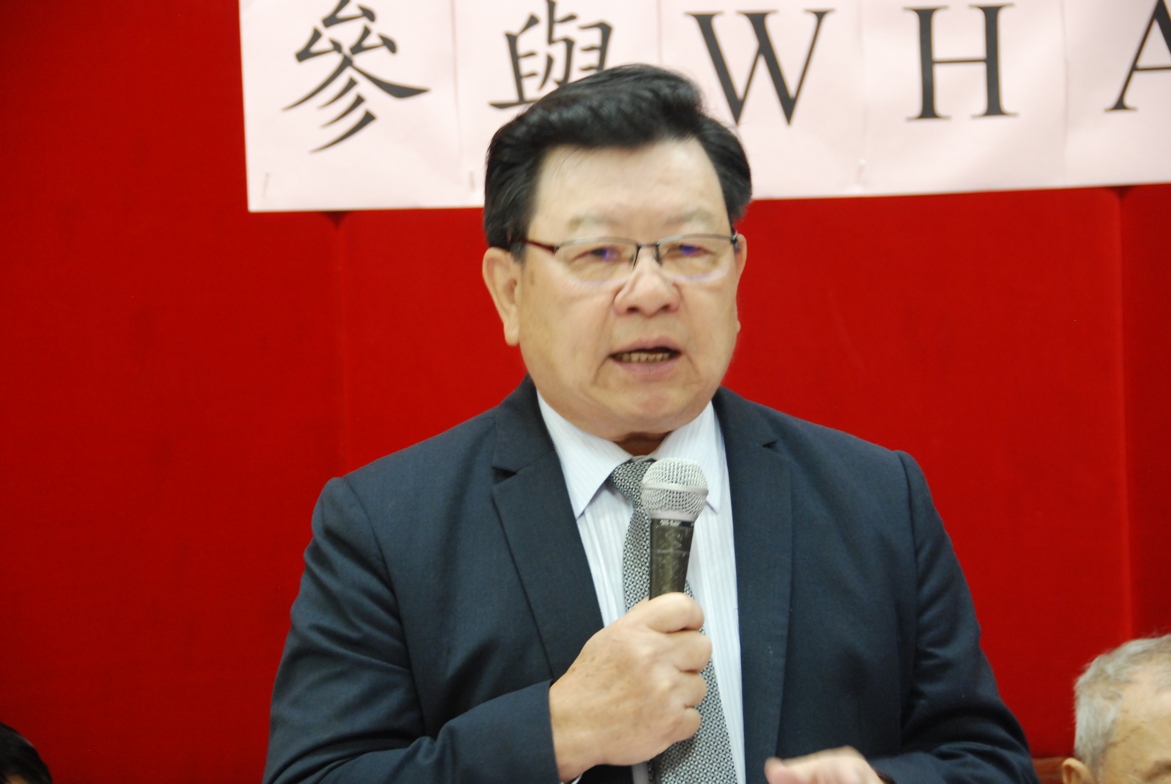 北美洲台湾商会联合总会名誉会长林金益。（伊铃/大纪元）