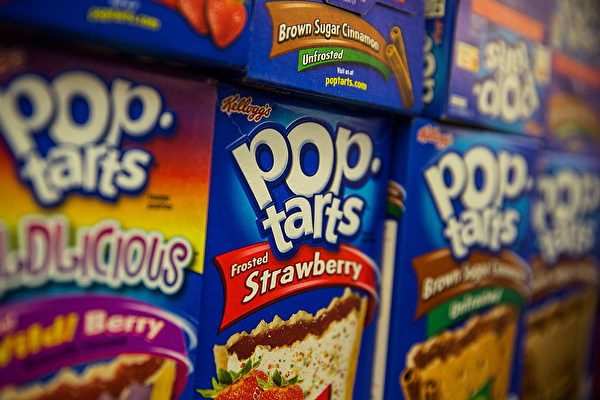 高糖低蛋白的垃圾食品家乐氏（Kellogg）果浆吐司饼干（Pop Tarts）。(Andrew Burton/Getty Images)