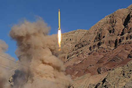 图为2016年9月伊朗发射导弹。 (MAHMOOD HOSSEINI/AFP/Getty Images)