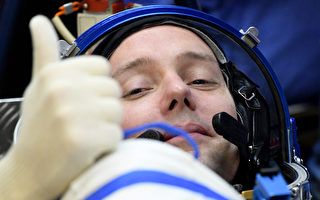 法國宇航員比斯求特目前是國際空間站中最年輕的歐洲宇航員。(KIRILL KUDRYAVTSEV/AFP/Getty Images)
