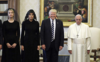 川普訪問梵蒂岡 和教宗相互傳達和平信息