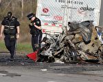 401高速公路连环车祸 4人死亡