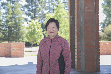 Rose Wang_9896：旧金山中医师Rose Wang女士回忆李洪志师父1996年首次来美西讲法的情形。（曹景哲／大纪元）