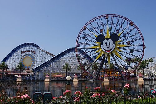 加州迪士尼樂園內，圖為米奇摩天輪。(extremis/ CC/Pixabay)