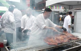 时代广场美食节 尝遍50国美食