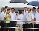 視察五結抽水站 總統：治水不能等