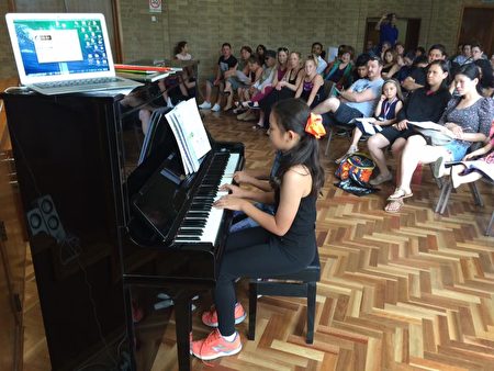 Forte音樂學校學生在年度音樂節表演。（Forte音樂學校提供）