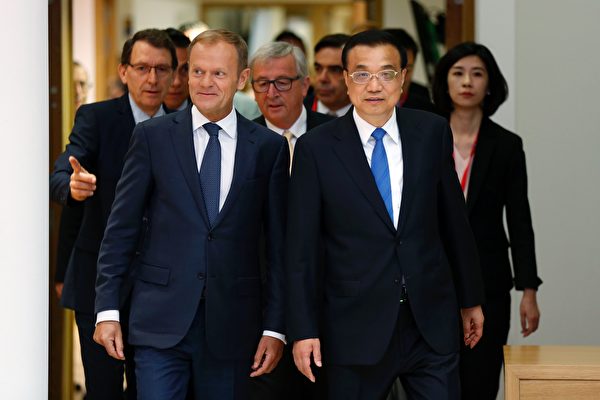 中歐峰會未解決貿易分歧 「統一戰線」破局