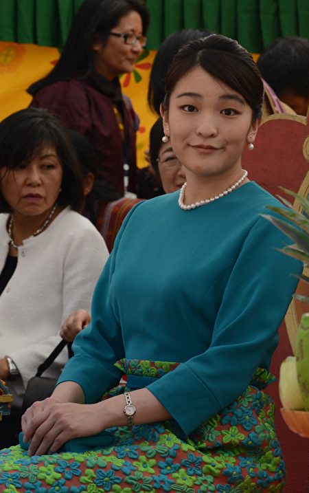 日本明仁天皇最年长的孙女、次子文仁亲王的长女真子公主，6月1日抵达不丹，展开9天的访问。(Photo credit should read DIPTENDU DUTTA/AFP/Getty Images)