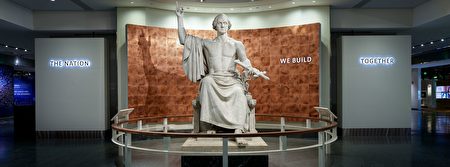 美國國家歷史博物館（National Museum of American History）二樓新展廳：「我們共同建立的國家（The Nation We Built Together）」。（美國國家歷史博物館提供） 