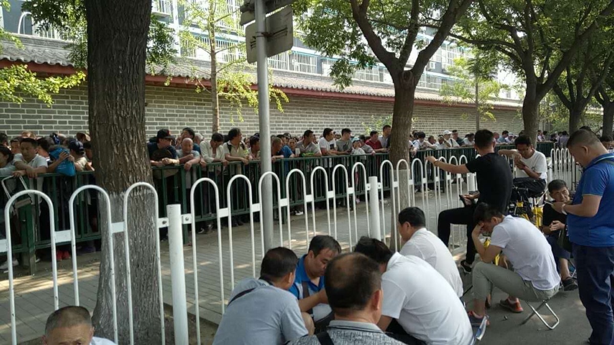 今年的7月1日,是香港主權移交20周年,大陸對於訪民的維穩更加嚴峻,大量訪民仍然前仆後繼趁機進京上訪。(受訪者提供)