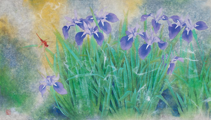 勾勒花语细腻情感林永明工笔彩墨创作展| 画展| 大纪元