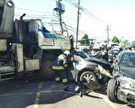 仰德大道水泥车失控 连撞22车4死9伤