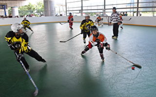 2017滑輪溜冰曲棍球亞洲城市盃錦標賽在南投縣草屯鎮石川溜冰曲棍球場開打。（南投縣政府提供）