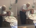 老爷爷病床前一个小举动 人人见了都感动