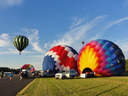 切斯特郡第11屆熱氣球節。（司瑞/大紀元）