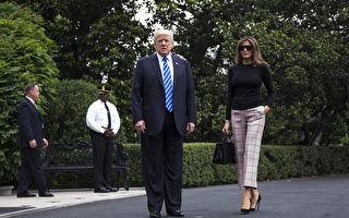 美國總統川普（特朗普，Donald Trump）週三（7月5日）和第一夫人，啟程前往德國參加二十國集團（G20）高峰會，此行將先拜訪波蘭。(Zach Gibson/Getty Images)