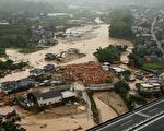 日本九州创纪录豪雨 2人死40万人避难