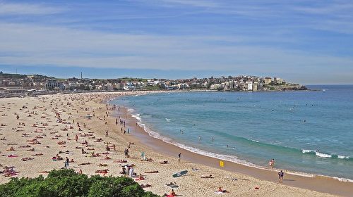 澳洲最著名海灘之一的悉尼邦代海灘。(Lee Mcgilviray/CC/Pixabay)