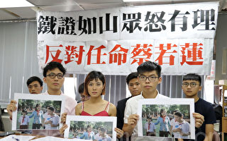 香港团体反蔡若莲任教局副局长