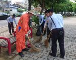 鼓励企业认养道路清扫及空气品质净化区