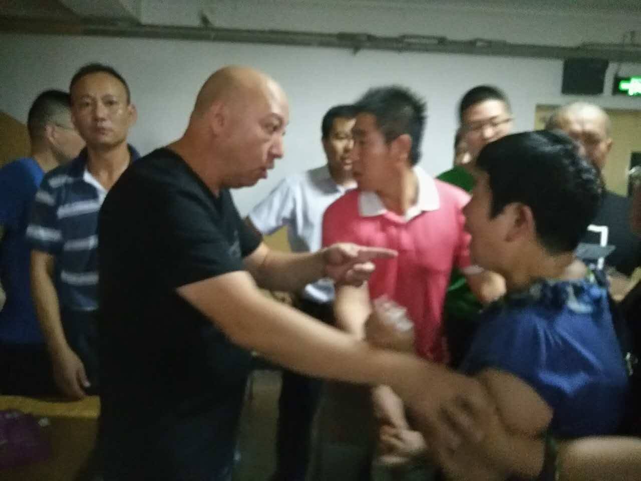 访民抗议非法拘留。(志愿者提供)