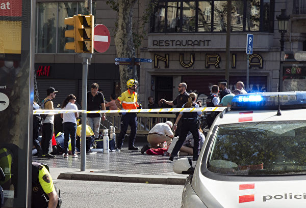 墨尔本有两人在西班牙巴塞罗那恐怖袭击事件中受伤。（Nicolas Carvalho Ochoa/Getty Images） 