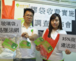 港调查：35%商店违规派胶袋
