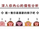 5隻猴子選1隻 瞬間看透你的內心