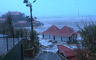 超强飓风艾玛肆虐  加勒比海岛屿遭重创