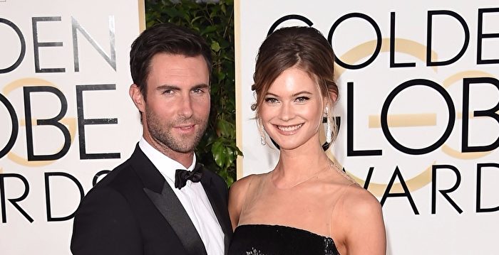 魔力紅 亞當得女未滿1年妻又曬孕肚報喜 亞當 李維 貝哈蒂 普林斯露 大紀元