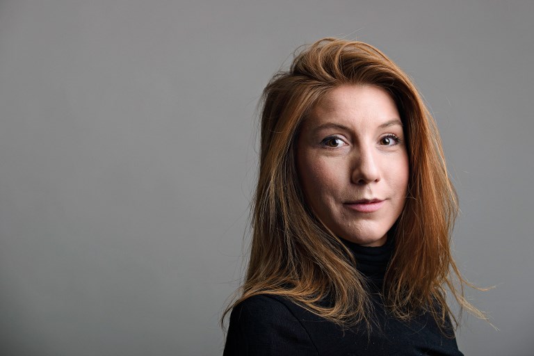 瑞典记者沃尔(Kim Wall) ( TOM WALL/AFP)