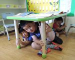 彰县明道大学举行师生防灾演练动作迅速逼真