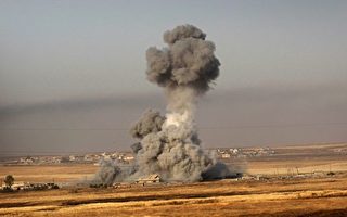 以美国为首的联军已经夺取了被ISIS占据的叙利亚拉卡市（Raqa）70%的土地。(SAFIN HAMED/AFP/Getty Images)