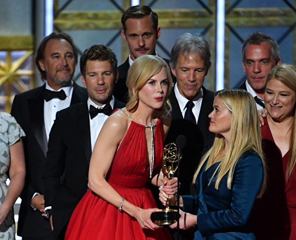 阿汤哥前妻妮可·基德曼以《美麗心計》獲得迷你影集或電視電影最佳女主角 （FREDERIC J. BROWN/AFP/Getty Images)
