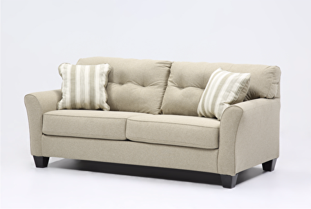 多功能沙发床（Laryn Khaki Queen Sofa Sleeper）。（加州家具Living Spaces提供）