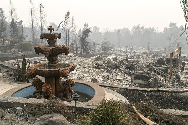 北加州大火15死 200失踪 酒乡化焦土