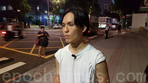 呂智恆呼籲，台灣政府應與香港公民社會聯手反抗中共的壓迫。（吳旻洲／大紀元） 