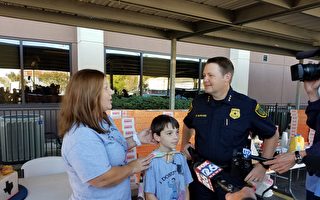 美國10歲男孩創意慶生 千個甜甜圈送警察