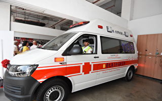 在台日本产业捐赠救护车 增添救护助力