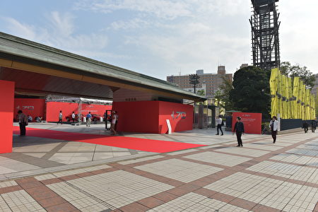 10月12日法拉利在位于东京两国的相扑竞技场“国技馆”举行了“Driven by Emotion”的70周年纪念活动。（野上浩史／大纪元）