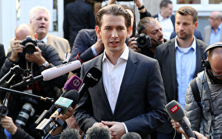 圖為奧地利31歲的人民黨主席庫爾茨（Sebastian Kurz）。(Sean Gallup/Getty Images)
